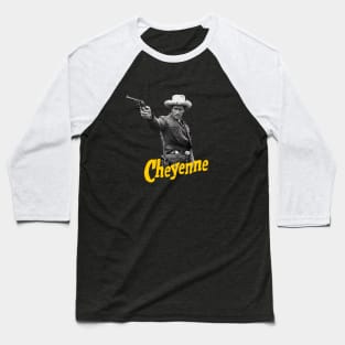 Cheyenne - Clint Walker - Gun - 50s Tv Western Baseball T-Shirt